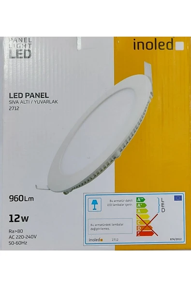 İnoled 12 W Spot Lamba 6500 K Beyaz ürün görseli 1