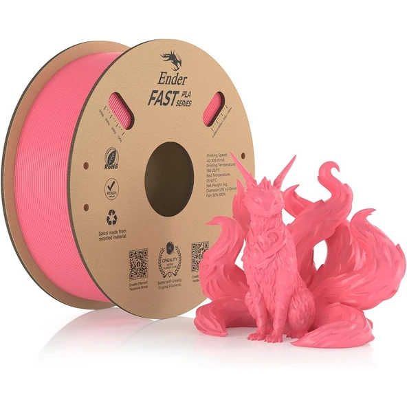 Creality Ender Fast Pembe 1.75mm Pla 3D Baskı Filamenti - Urhanshop Gönderimli ürün görseli 1