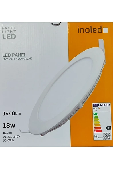 İnoled 18 W Spot Lamba Sıva Altı 6500k Beyaz ürün görseli 1