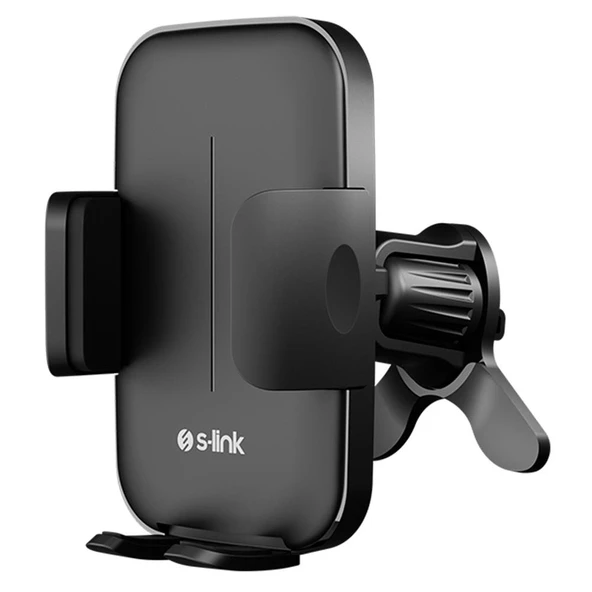 S-link SL-AT89 Universal Ayarlanabilir Siyah Klima Izgara Üzeri Araç Telefon Tutucu ürün görseli 1
