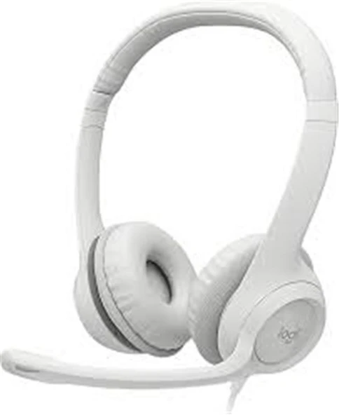 Logitech 981-001286 H390 Beyaz Usb Mikrofonlu Kulaklık ürün görseli 1