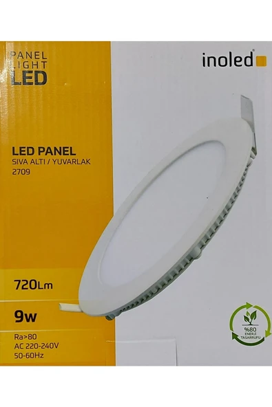 İnoled 9 W Spot Lamba 6500k Beyaz ürün görseli 1
