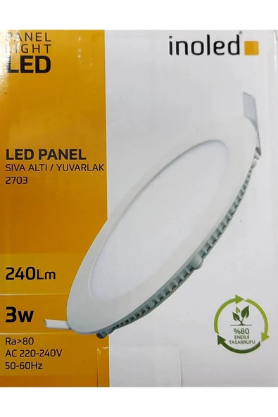 İnoled 3 W Spot Lamba 4000k Günışığı ürün görseli 1