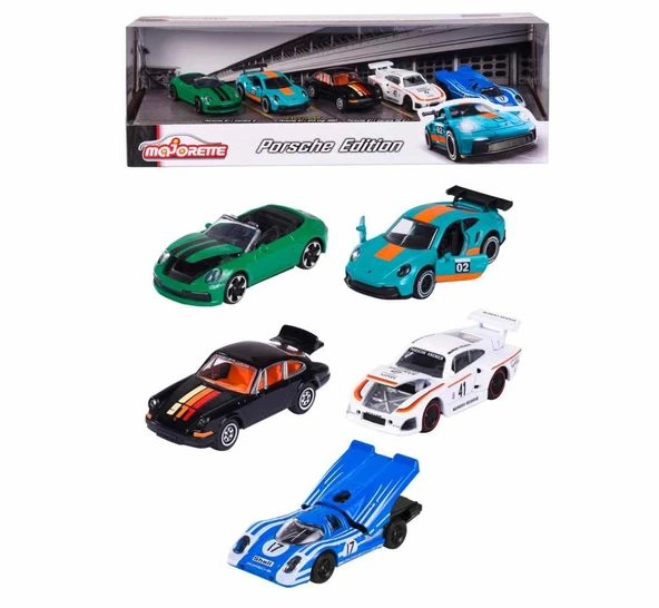 Majorette  5'li Porsche Edition ürün görseli 1