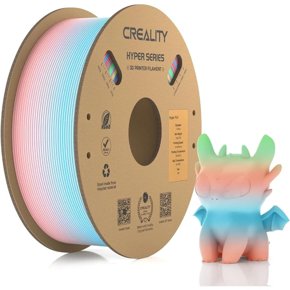 Creality Hyper Rainbow Pla Bahar Gölü Filament 1,75mm 1000gr - Urhanshop Yetkili Satış ürün görseli 1