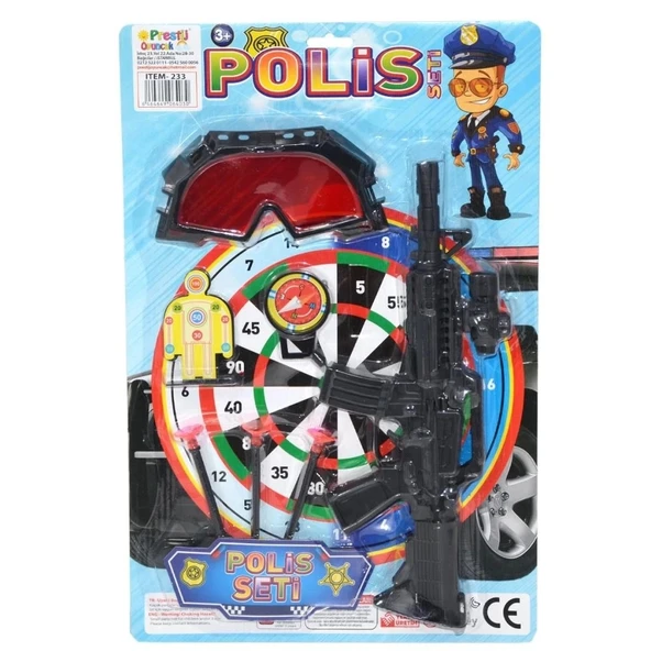 Mey İthalat® FAB 233 Hedefli Polis Oyun Seti -Prestij - Resim 2
