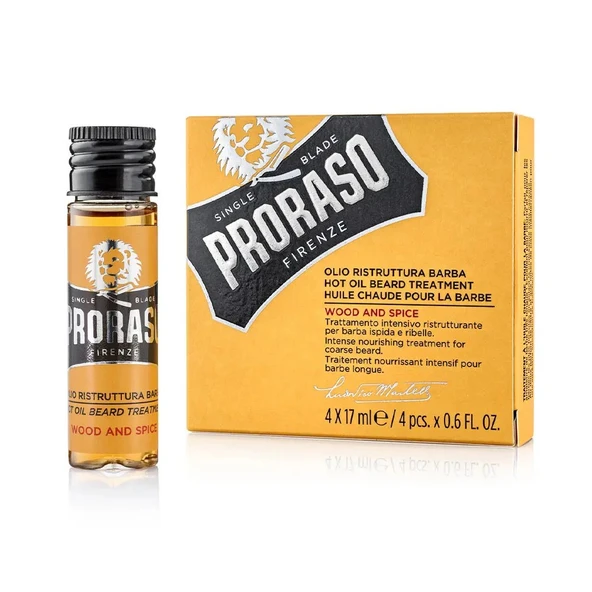 Proraso Sakal Bakım Yağı Sıcak Uygulama 4x17ml ürün görseli 1