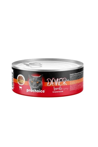 ProChoice Döner Bites Sos İçinde Kuzu Etli Yetişkin Kedi Konservesi 70 Gr ürün görseli 1
