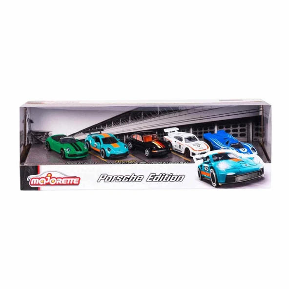 Majorette  5'li Porsche Edition - Resim 3
