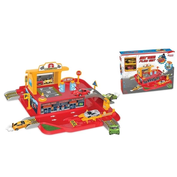 Mey İthalat® 03066 1 KATLI GARAJ OYUN SETİ ürün görseli 1