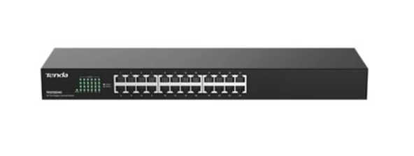 Tenda TEG1024G 24 Port 10-100-1000 Mbps 19" Switch Çelik Kasa Rack Mount ürün görseli 1