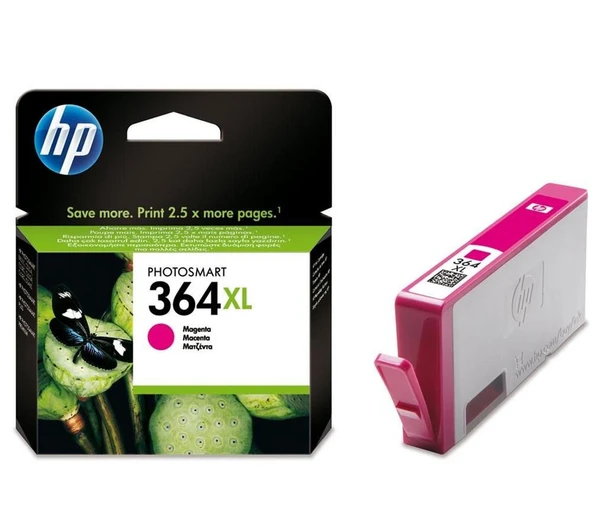 HP 364XL Magenta Kırmızı Yüksek Kapasite Kartuş CB324EE ürün görseli 1