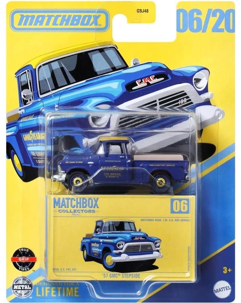 Matchbox Koleksiyon Araçlar 57 GMC STEPSIDE GBJ48 - JFK39 ürün görseli 1
