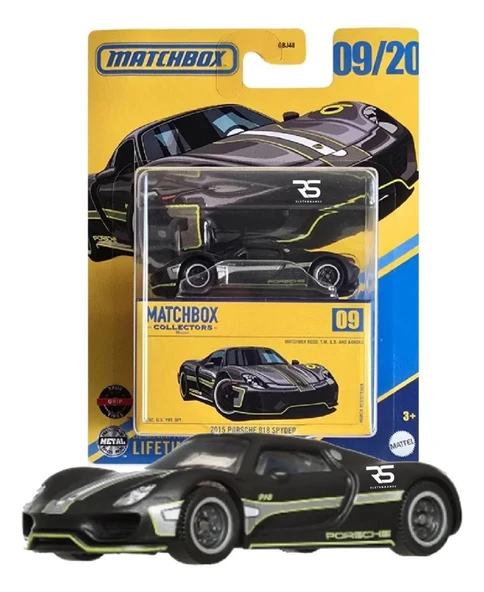 Matchbox Koleksiyon Araçlar 2015 PORSCHE 918 SPYDER  GBJ48 - JCL37 ürün görseli 1