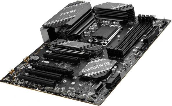 MSI B760 GAMING PLUS WIFI SOKET 1700 DDR4 5333OC PCI-E ,M.2 USB3.2 HDMI,DP 1X 2.5G LAN WI-FI 6E ATX ürün görseli 1