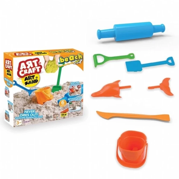 Mey İthalat® 03647 500GR PLAJ KUM SET ART STAND ürün görseli 1