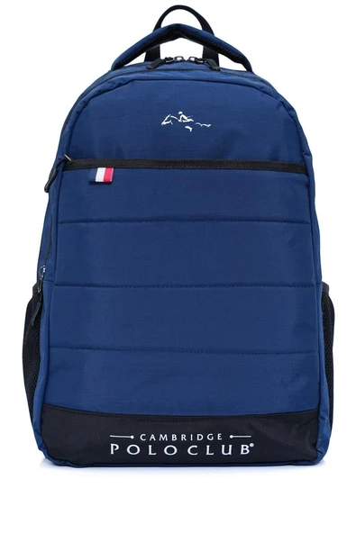 Cambridge Polo Club Minimalist Çok Gözlü Günlük Sırt Çantası - Okul Çantası Lacivert ürün görseli 1