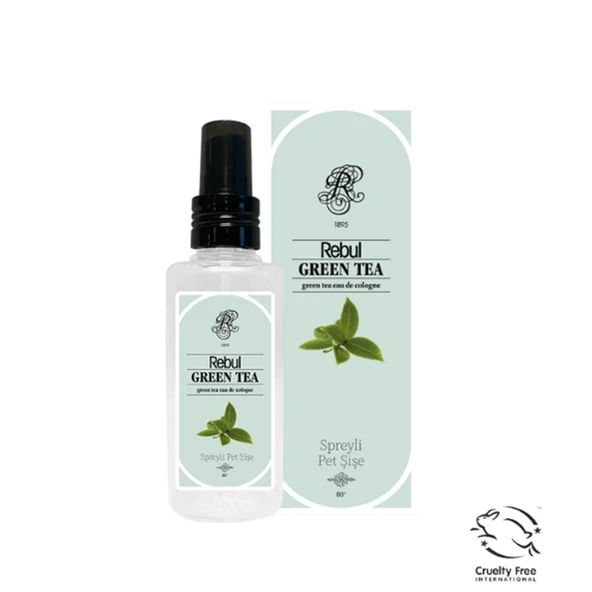 Rebul 125ml Green Tea  Spreyli Kolonya Pet ürün görseli 1