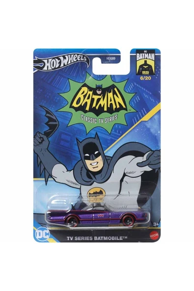 Hot Wheels Batman Classic Tv Series Batmobile HDG89 HRW21 ürün görseli 1