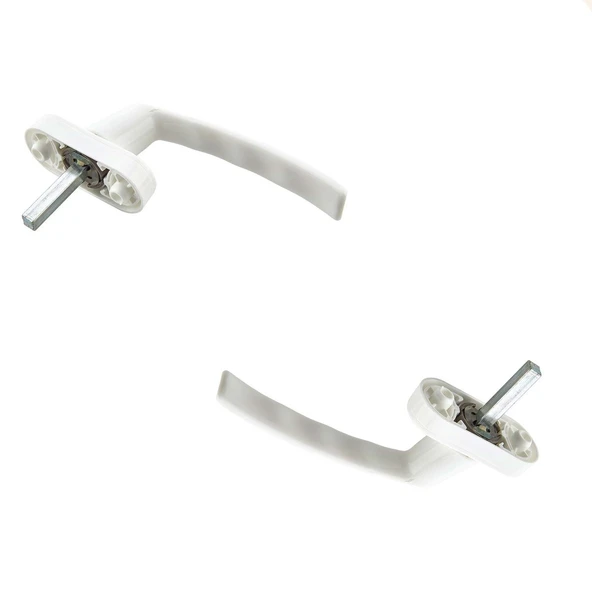 Pimapen Pvc Pencere Ve Kapı Kolu Beyaz 2 Adet ürün görseli 1