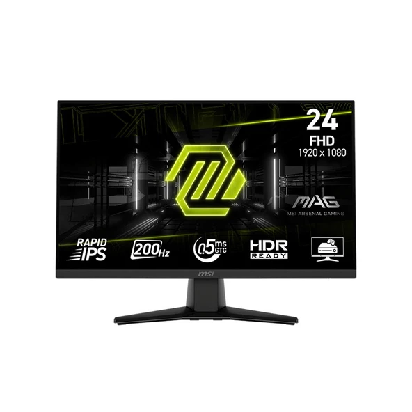 Msı 23.8 Mag 242F 1920X1080 (Fhd) 16:9 Flat Rapıd IPS 200HZ 0.5ms (Gtg) Freesync Premıum Gamıng Monıtor ürün görseli 1