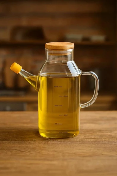 Bambum Petto - Bambu Kapaklı Yağdanlık 600ml ürün görseli 1