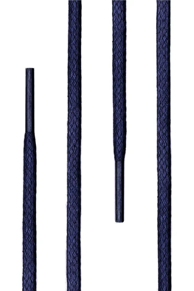 100 Cm 4 MM Lacivert Yuvarlak 1 Çift Ayakkabı Bağcığı ürün görseli 1