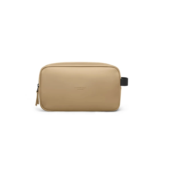 Gaston Luga Spläsh Toiletry Double Zipped Bag - Latte ürün görseli 1