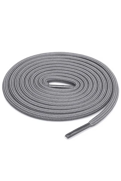 Gri 5 MM Yuvarlak Bot Bağcığı ürün görseli 1