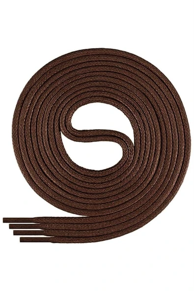 80 Cm 4 MM Kahverengi Yuvarlak 1 Çift Ayakkabı Bağcığı ürün görseli 1