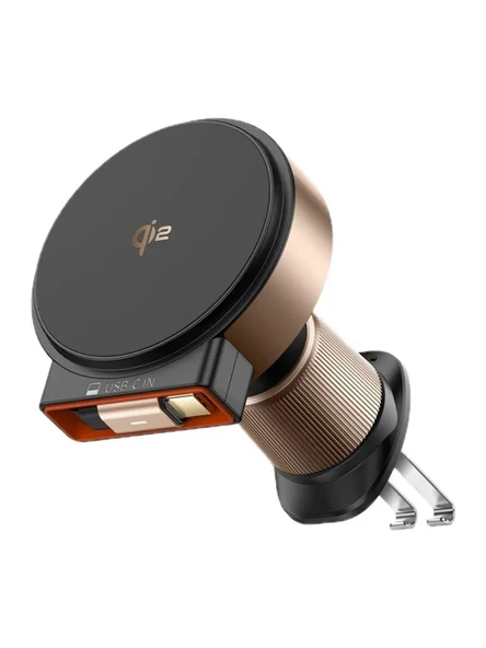 Mcdodo CH-0091 15W Qi2 Kablosuz Geri Çekilebilir Kablolu Telefon Tutucu ürün görseli 1