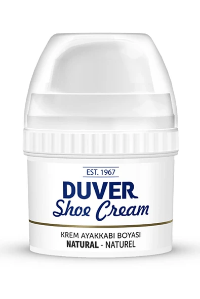 Duver Kendiliğinden Parlaklık Sağlayan Natural Renk Krem 60 Ml Ayakkabı Boyası ürün görseli 1