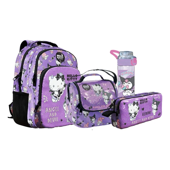 Hello Kitty Çanta+ Beslenme+ Kalemlilk+ Matara Set3 ürün görseli 1