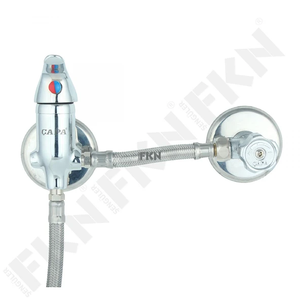 FKN Çapa Mini Mix Sıcak Su - Soğuk Su Taharet Bataryası Takımı (15 cm - 70 cm) ürün görseli 1