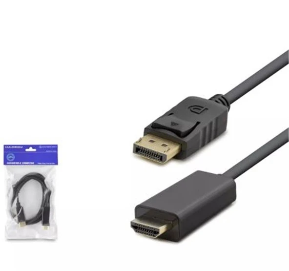 HADRON HDX7796 1.8MT DISPLAY TO HDMI KABLO 4K 30HZ ürün görseli 1