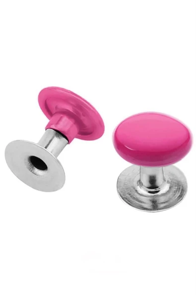 5 MM 00 No Fuşya Pembe Renkli 30 Adet Perçin Rivet ürün görseli 1