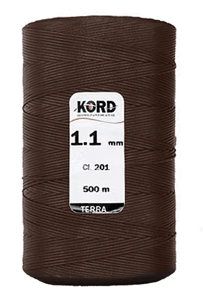 Kord 207 Kahverengi 1.1 mm 500 m Mumlu El Saracı ve Dikiş İpi ürün görseli 1