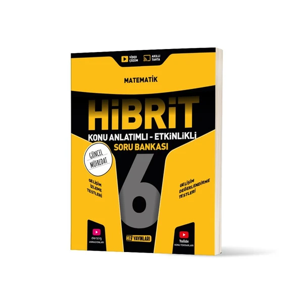 Hız 6. Sınıf Hibrit Matematik Konu Anlatımlı ürün görseli 1