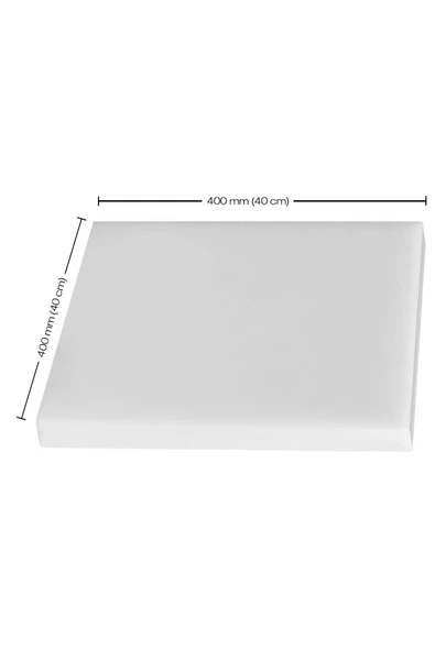 Beyaz 40x40 cm 50 mm Polietilen Kesim Takozu ürün görseli 1