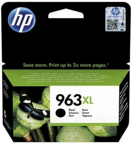 HP 963XL Yüksek Kapasite Black Siyah Kartuş 3JA30A ürün görseli 1