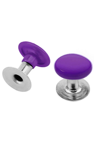 5 MM 00 No Mor Renkli 30 Adet Perçin Rivet - Resim 2