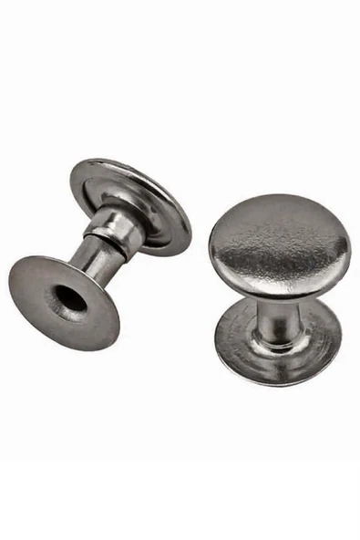 7 MM 33 No Platin Renk 30 Adet Perçin Rivet - Resim 2