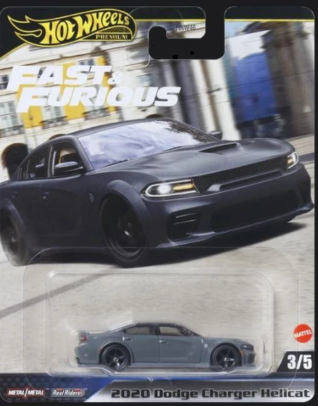 Hot Wheels Premium Fast & Furious 2020 Dodge Charger Hellcat HNW46 JBL96 ürün görseli 1