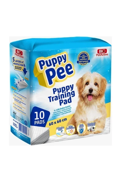 Bio PetActive  Ultra Emici Puppy Köpekler Için Çiş Pedi 60x60 Cm ürün görseli 1