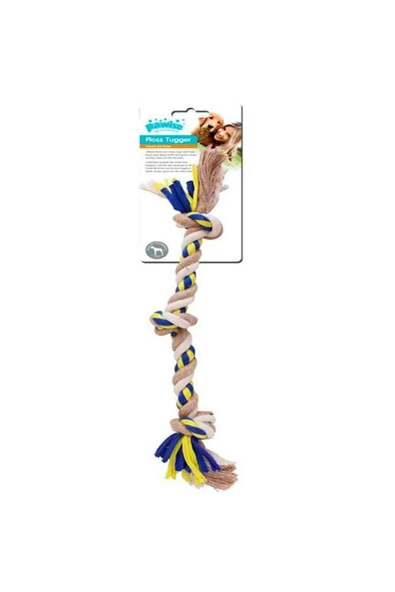 Pawise  Floss Tugger Köpek Diş Ipi 3 Düğümlü Oyuncak 47 Cm ürün görseli 1