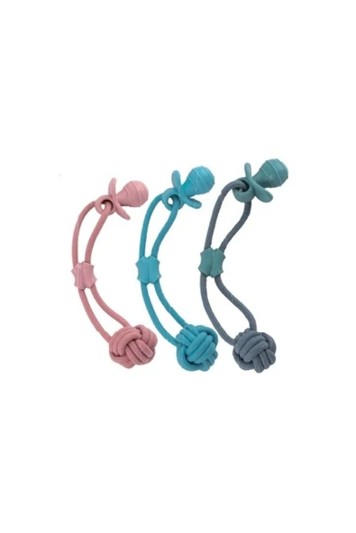 UDMK STORE  Eastland Tpr İpli Emzik Plastik Köpek Çiğneme Oyuncağı 38 Cm ürün görseli 1