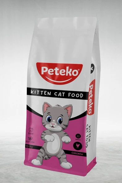 PetEko  Yavru Kedi Kuru Maması Tavuklu 15 Kg ürün görseli 1
