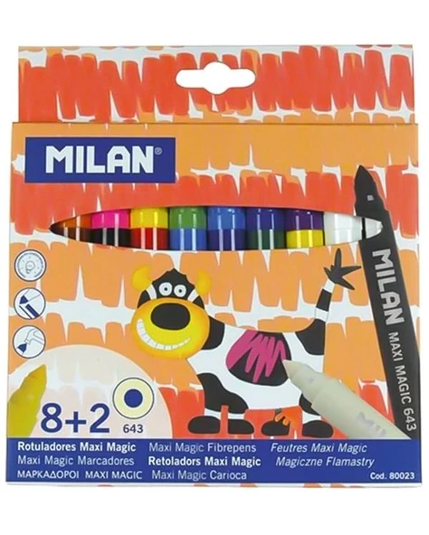 Milan Maxi Magic ve Sihirli Fiber Kalem 10lu 643 ürün görseli 1