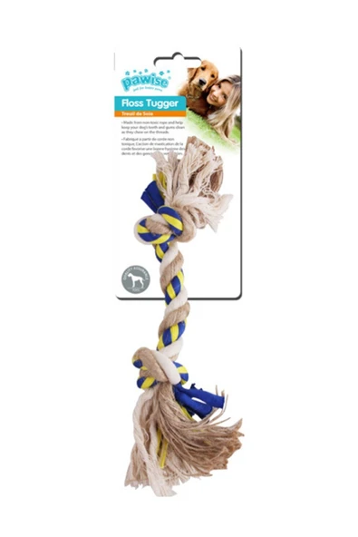 Pawise  Floss Tugger Köpek Diş Ipi 2 Düğümlü Oyuncak 43 Cm ürün görseli 1