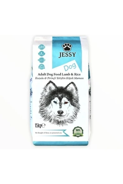 Jessyamor  Jessy Kuzu Etli Pirinçli Yetişkin Köpek Maması 15 Kg ürün görseli 1
